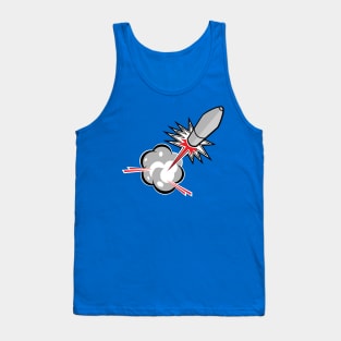 Rocket Blasting Off Tank Top